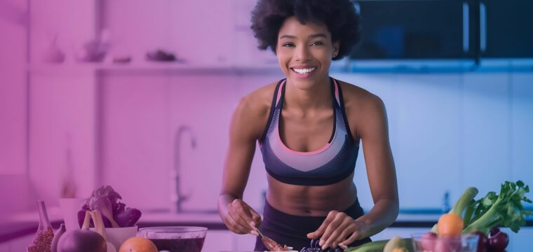 optimistic-sporty-woman-maintaining-balanced-diet optimistic-sporty-woman-maintaining-balanced-diet